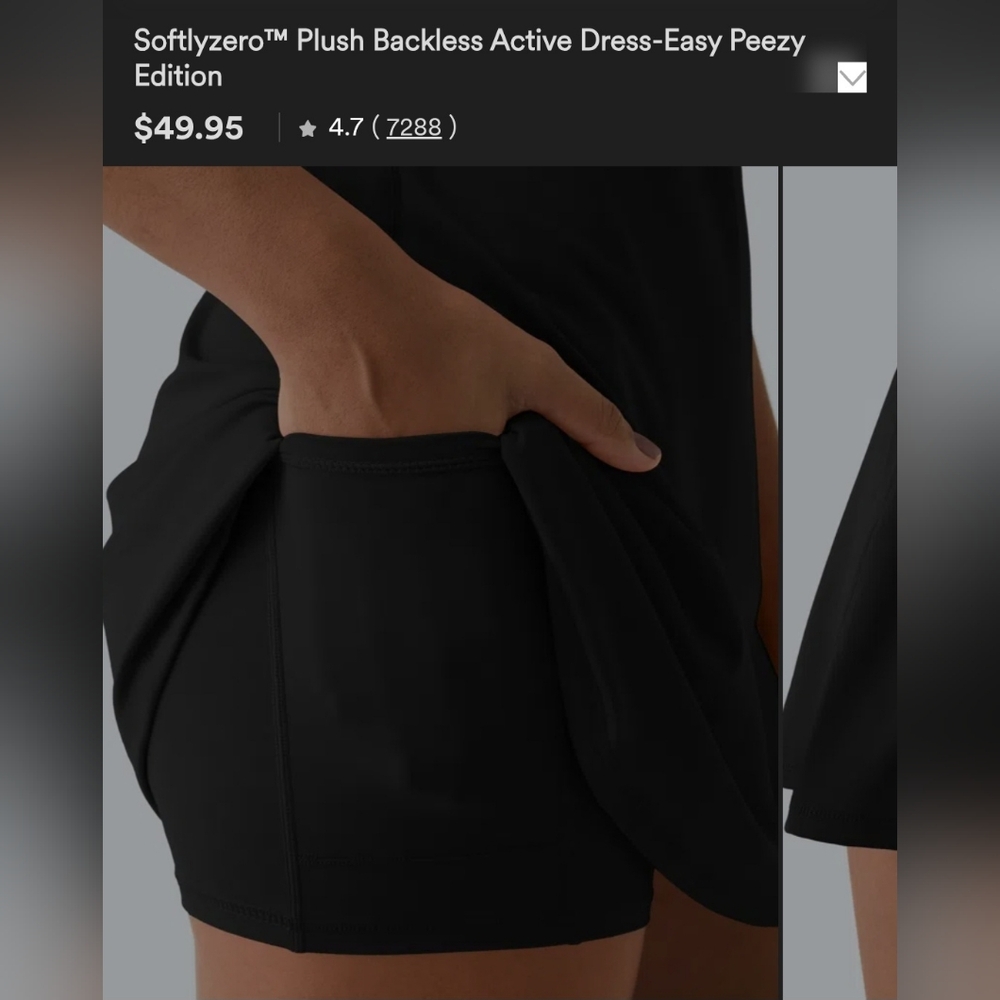HALARA "Built-in Shorts/Bra" Dress - Picture 5 of 8
